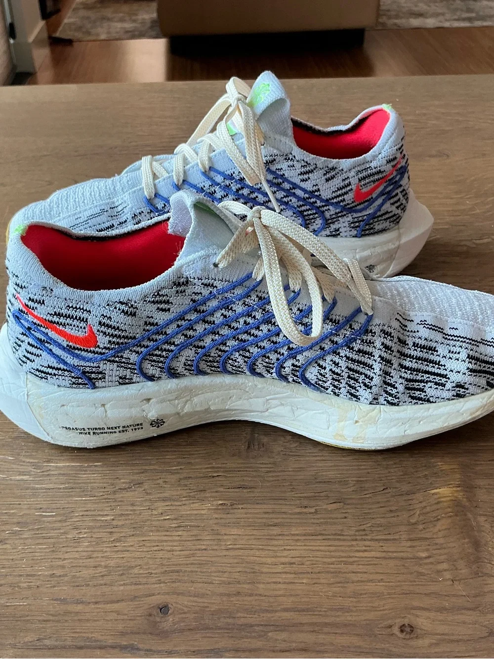 Nike Pegasus Turbo Next Flyknit Running Shoes size 8
